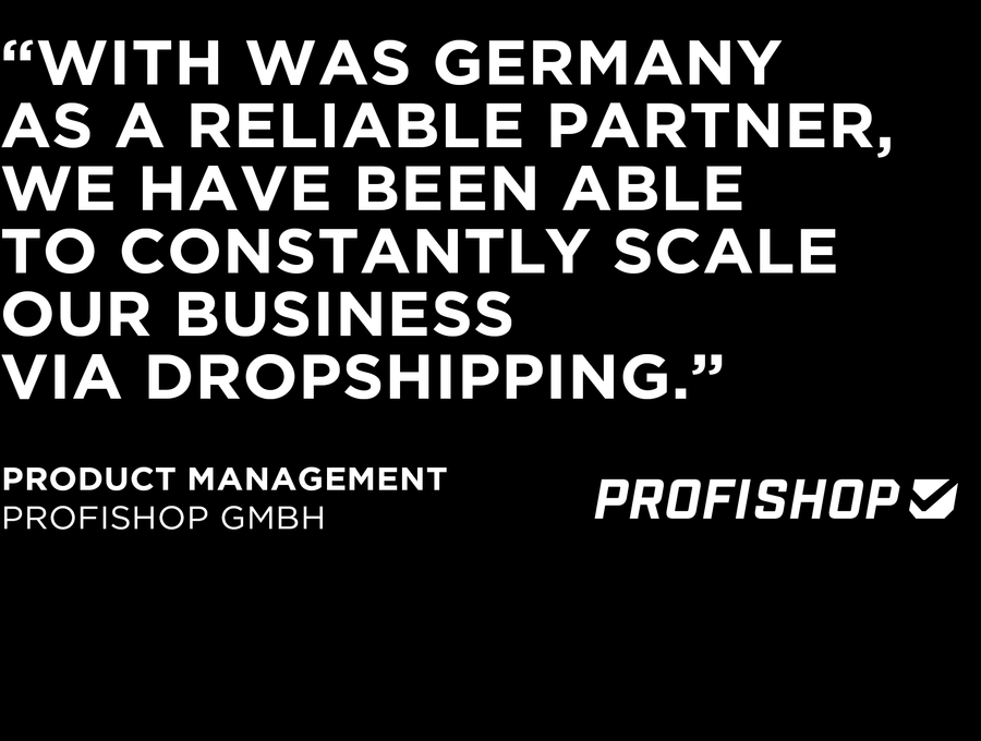 Customer testimonial from Profishop Product Management