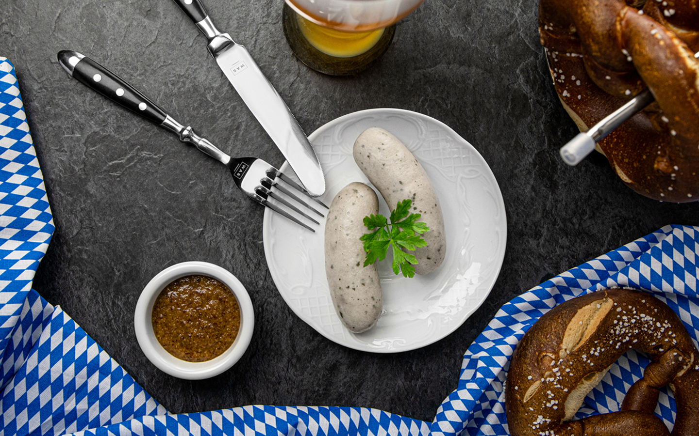 Bayrisches Weißwurst Frühstück