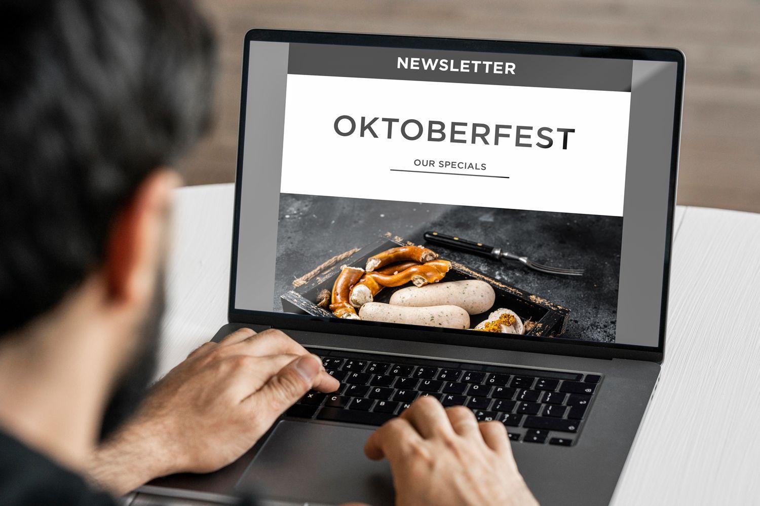 Oktoberfest mittels Newsletter ankündigen