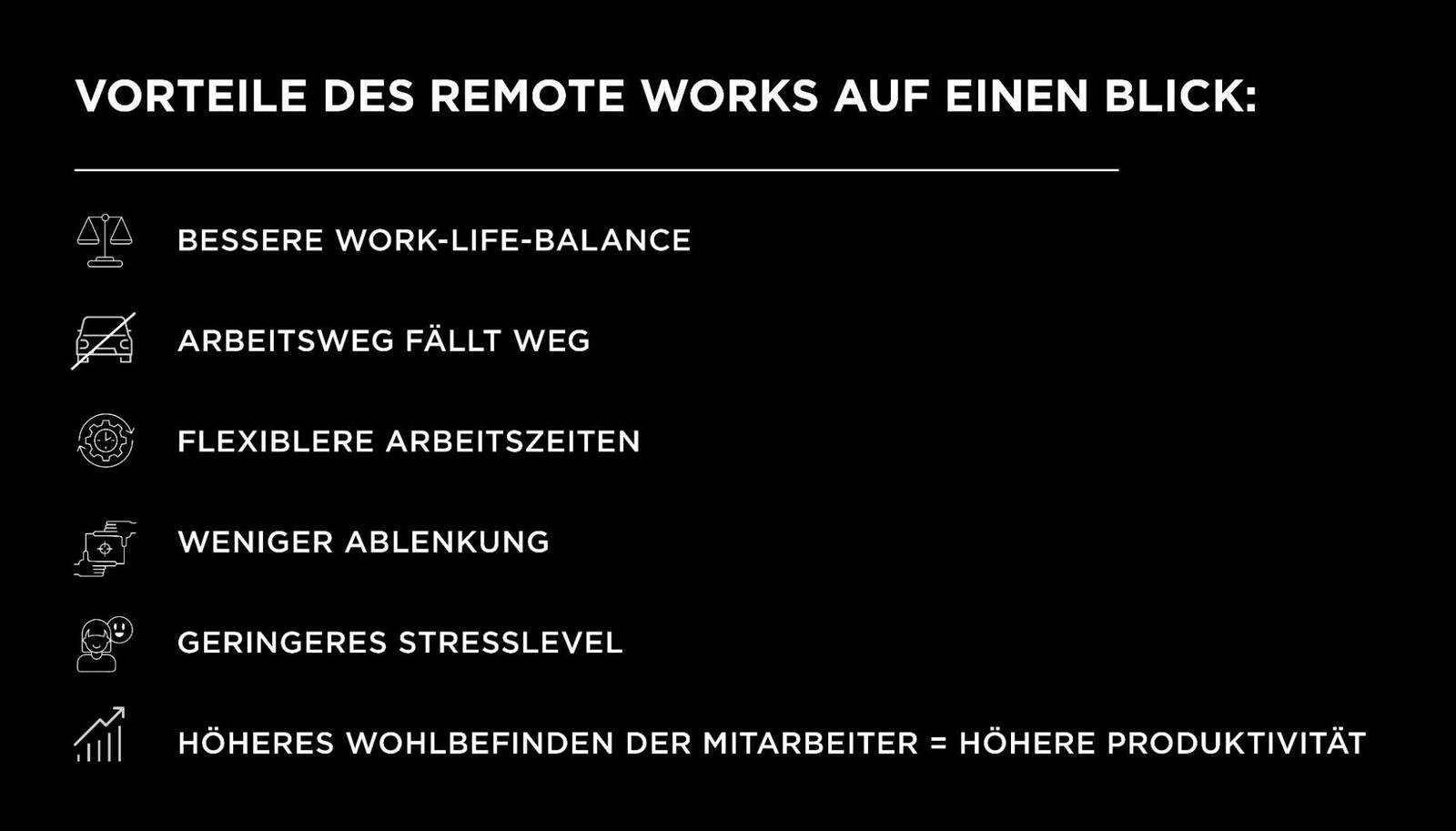 WAS Germany Grafik zu Vorteile von Remote Work