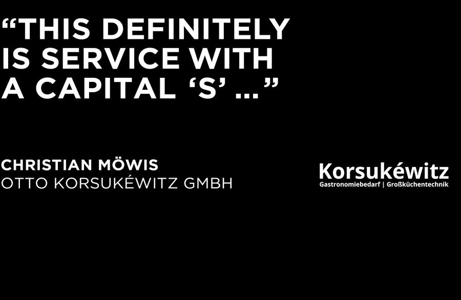 Customer testimonial from Christian Möwis of Korsukéwitz